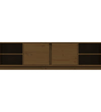 TV-Schrank Honigbraun 156x40x40 cm Massivholz Kiefer