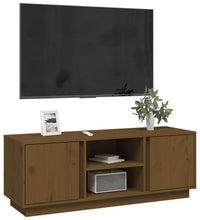TV-Schrank Honigbraun 110x35x40,5 cm Massivholz Kiefer