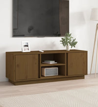 TV-Schrank Honigbraun 110x35x40,5 cm Massivholz Kiefer