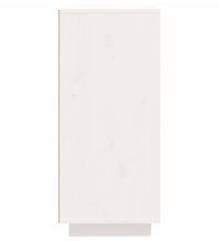 Sideboard Weiß 60x35x80 cm Massivholz Kiefer