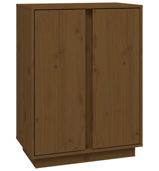 Sideboard Honigbraun 60x35x80 cm Massivholz Kiefer