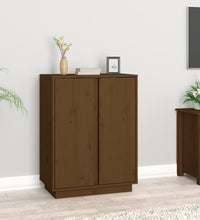 Sideboard Honigbraun 60x35x80 cm Massivholz Kiefer