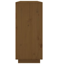 Sideboard Honigbraun 120x35x80 cm Massivholz Kiefer