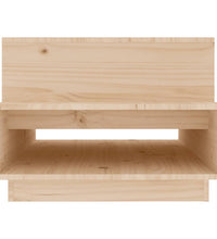 Couchtisch 80x55x40,5 cm Massivholz Kiefer