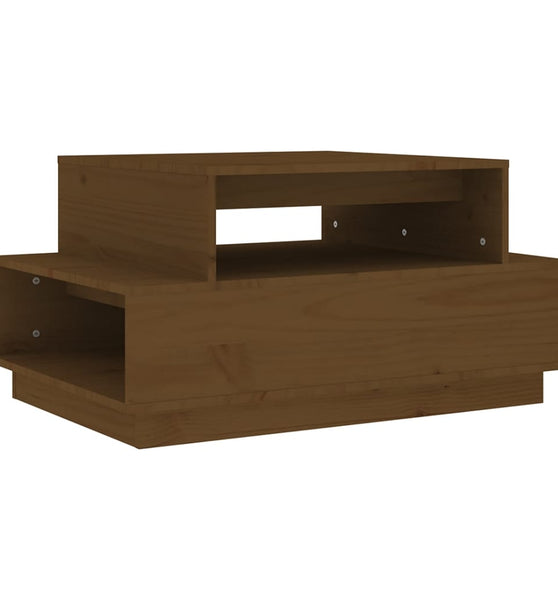 Couchtisch Honigbraun 80x55x40,5 cm Massivholz Kiefer