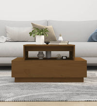 Couchtisch Honigbraun 80x55x40,5 cm Massivholz Kiefer