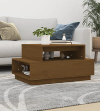 Couchtisch Honigbraun 80x55x40,5 cm Massivholz Kiefer