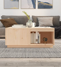 Couchtisch 100x101x40,5 cm Massivholz Kiefer