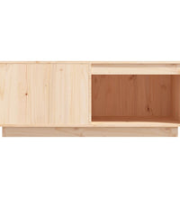 Couchtisch 100x101x40,5 cm Massivholz Kiefer
