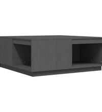 Couchtisch Grau 100x101x40,5 cm Massivholz Kiefer