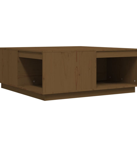 Couchtisch Honigbraun 100x101x40,5 cm Massivholz Kiefer