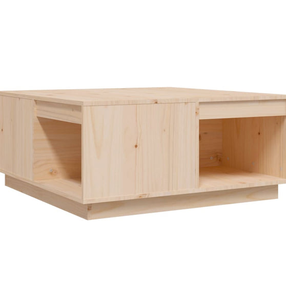 Couchtisch 80x81x36,5 cm Massivholz Kiefer
