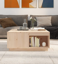 Couchtisch 80x81x36,5 cm Massivholz Kiefer