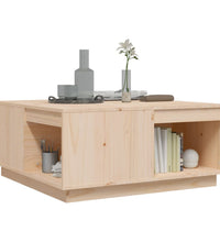 Couchtisch 80x81x36,5 cm Massivholz Kiefer