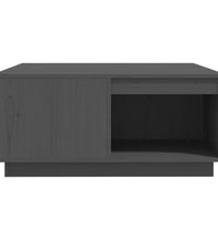 Couchtisch Grau 80x81x36,5 cm Massivholz Kiefer