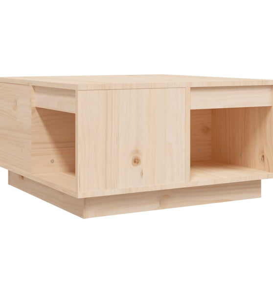 Couchtisch 60x61x32,5 cm Massivholz Kiefer