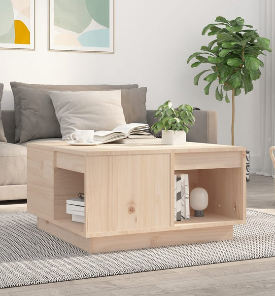 Couchtisch 60x61x32,5 cm Massivholz Kiefer
