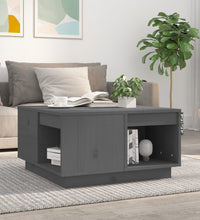 Couchtisch Grau 60x61x32,5 cm Massivholz Kiefer