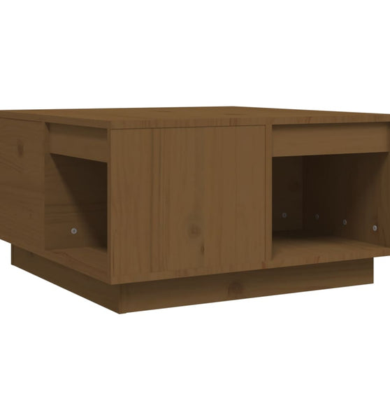 Couchtisch Honigbraun 60x61x32,5 cm Massivholz Kiefer