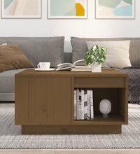 Couchtisch Honigbraun 60x61x32,5 cm Massivholz Kiefer