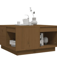 Couchtisch Honigbraun 60x61x32,5 cm Massivholz Kiefer