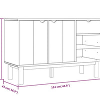 Sideboard OTTA 114x43x73,5 cm Massivholz Kiefer