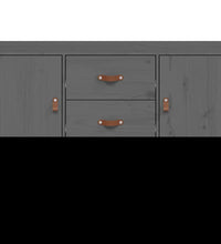 Sideboard Grau 110x40x78 cm Massivholz Kiefer