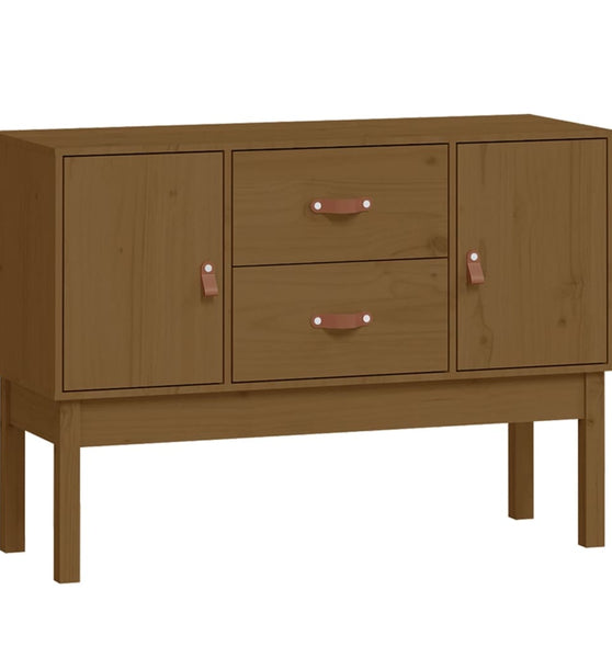 Sideboard Honigbraun 110x40x78 cm Massivholz Kiefer