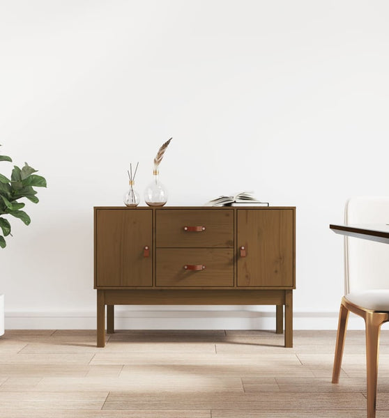 Sideboard Honigbraun 110x40x78 cm Massivholz Kiefer