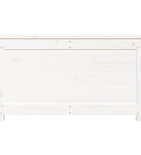 Truhe Weiß 80x40x45,5 cm Massivholz Kiefer