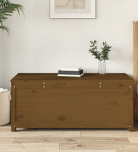 Truhe Honigbraun 110x50x45,5 cm Massivholz Kiefer
