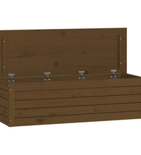 Truhe Honigbraun 109x36,5x33 cm Massivholz Kiefer