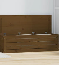 Truhe Honigbraun 109x36,5x33 cm Massivholz Kiefer