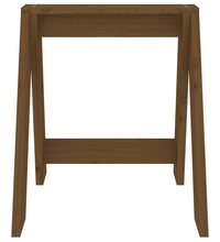 Hocker 2 Stk. Honigbraun 40x40x45 cm Massivholz Kiefer