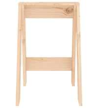 Hocker 2 Stk. 40x40x60 cm Massivholz Kiefer