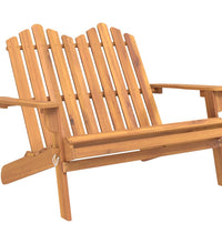 3-tlg. Garten-Lounge-Set Adirondack Massivholz Akazie