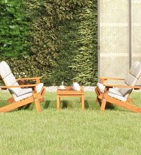 3-tlg. Garten-Lounge-Set Adirondack Massivholz Akazie