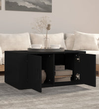 Couchtisch Schwarz 80x50x36 cm Holzwerkstoff