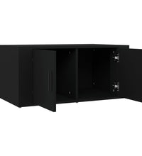 Couchtisch Schwarz 80x50x36 cm Holzwerkstoff