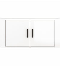 Couchtisch Hochglanz-Weiß 80x50x36 cm Holzwerkstoff