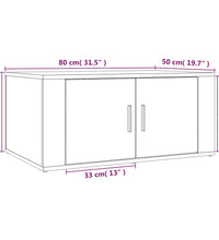 Couchtisch Sonoma-Eiche 80x50x36 cm Holzwerkstoff