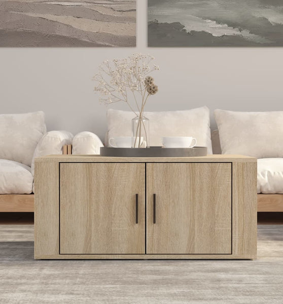 Couchtisch Sonoma-Eiche 80x50x36 cm Holzwerkstoff