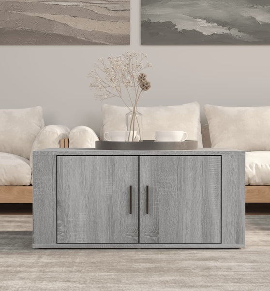 Couchtisch Grau Sonoma 80x50x36 cm Holzwerkstoff