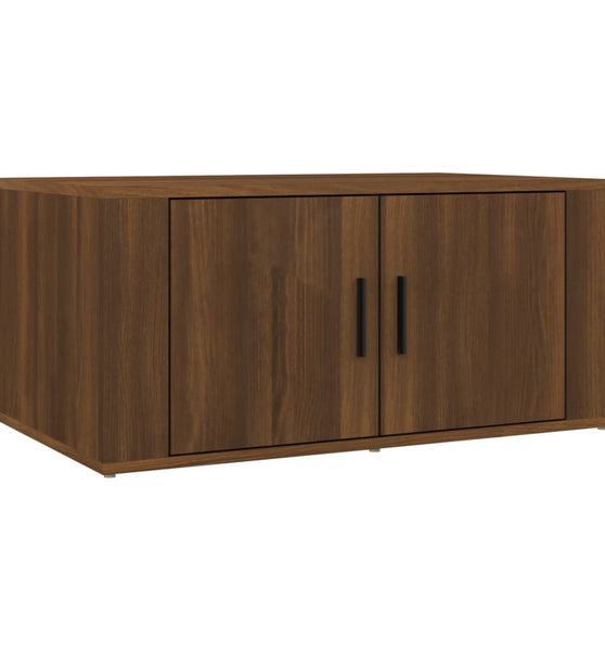 Couchtisch Braun Eichen-Optik 80x50x36 cm Holzwerkstoff