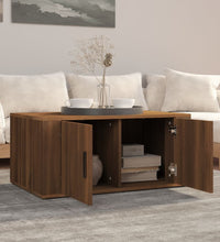 Couchtisch Braun Eichen-Optik 80x50x36 cm Holzwerkstoff