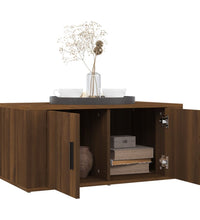Couchtisch Braun Eichen-Optik 80x50x36 cm Holzwerkstoff