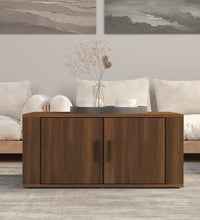 Couchtisch Braun Eichen-Optik 80x50x36 cm Holzwerkstoff