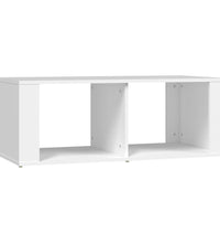 Couchtisch Weiß 100x50x36 cm Holzwerkstoff