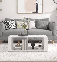 Couchtisch Weiß 100x50x36 cm Holzwerkstoff