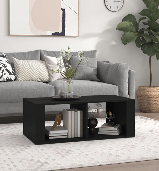 Couchtisch Schwarz 100x50x36 cm Holzwerkstoff